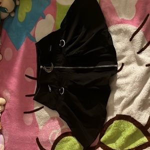 XS Killstar Moon Zipper Skirt